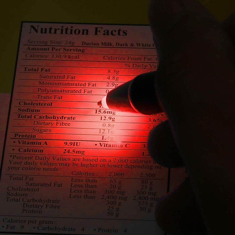 Yacig Writing Instrument, Ballpoint Pen with Light, 3 Pack Penlight-White Red Blue Light - Image 5